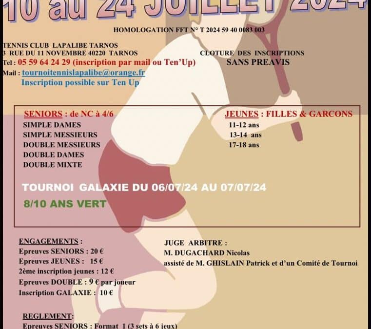 Tournoi Été 2024